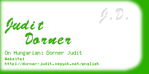 judit dorner business card